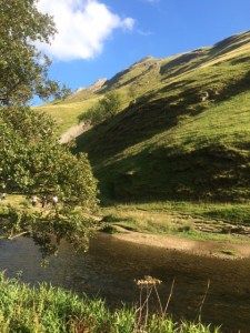 Blue skys at Dovedale