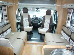 The bench seat layout gave us the best option for stretching out space.