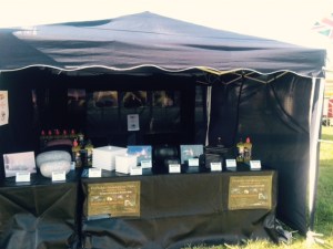 Our slightly lopsided gazebo. 