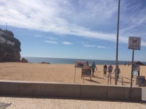 The beach at Carveiro - deserted
